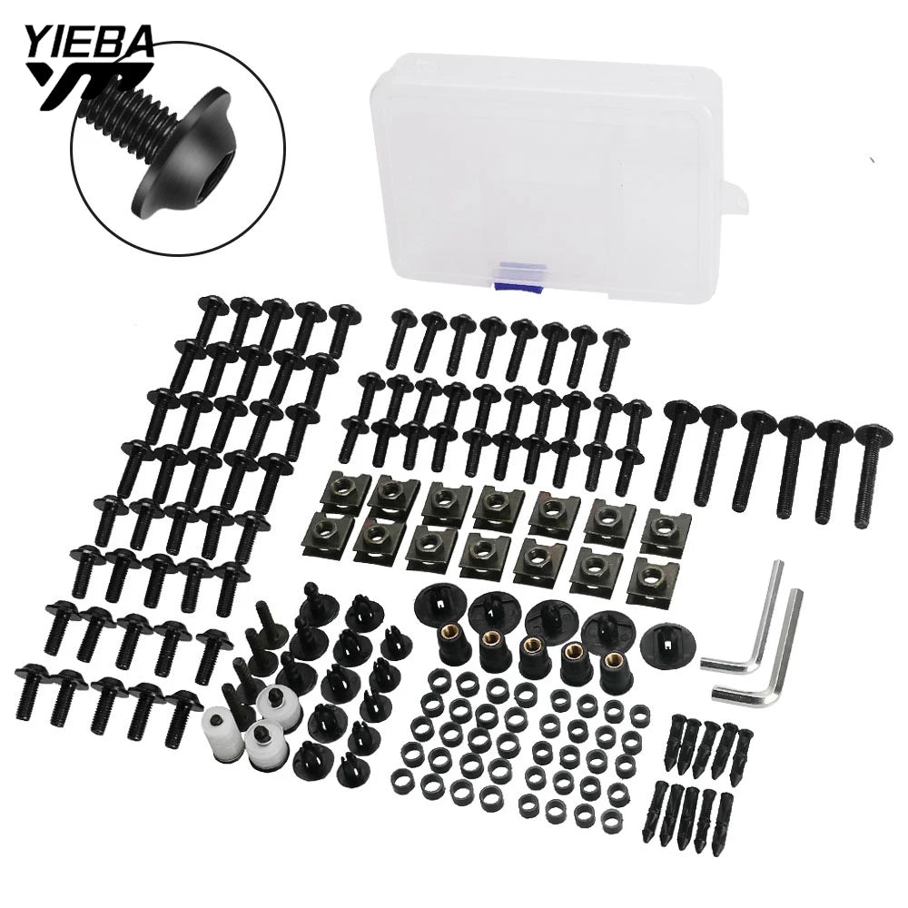 For XL1000 V VARADERO XL 1000 125 Universal Motorcycle Accessories Complete Fairing Bolts Kit Screws Nuts CNC Aluminum