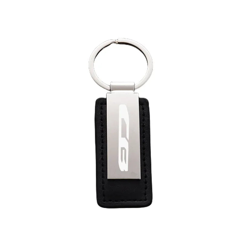 Motorcycle Accessories Custom Leather Keychain Metal Keyring Fit For HONDA CB 300 650R CB650R CB1000R CB250 CB500 CB400 CB600