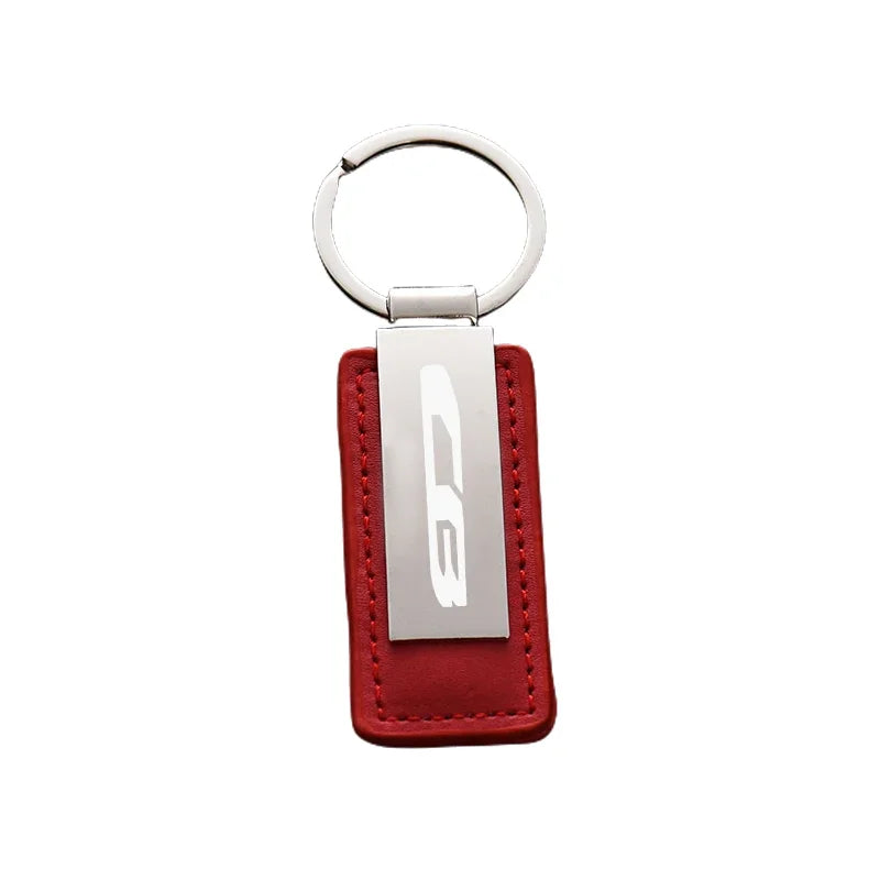 Motorcycle Accessories Custom Leather Keychain Metal Keyring Fit For HONDA CB 300 650R CB650R CB1000R CB250 CB500 CB400 CB600