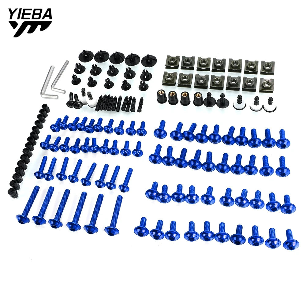 For XL1000 V VARADERO XL 1000 125 Universal Motorcycle Accessories Complete Fairing Bolts Kit Screws Nuts CNC Aluminum