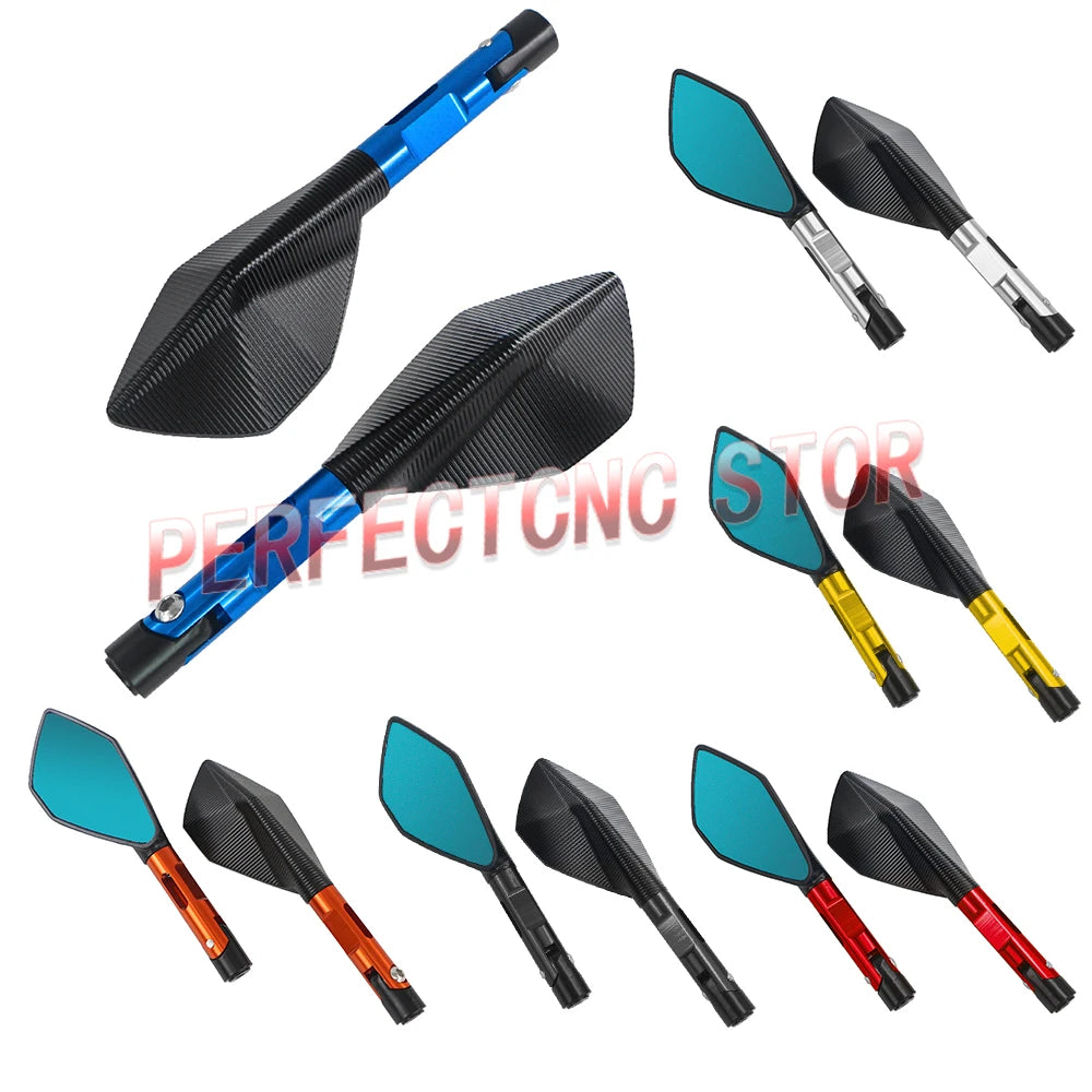 Motorcycle Accessories Aluminum Rear View Rearview Mirrors Side Mirror For YAMAHA MT07 MT09 For Honda CB650F For Kawasaki Z900