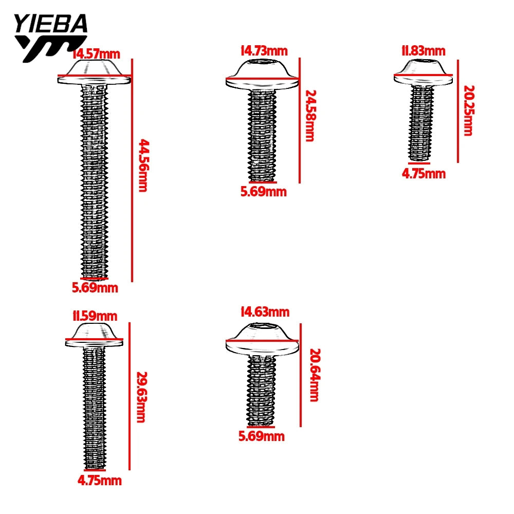 For XL1000 V VARADERO XL 1000 125 Universal Motorcycle Accessories Complete Fairing Bolts Kit Screws Nuts CNC Aluminum
