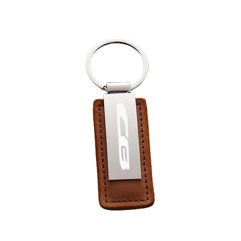 Motorcycle Accessories Custom Leather Keychain Metal Keyring Fit For HONDA CB 300 650R CB650R CB1000R CB250 CB500 CB400 CB600