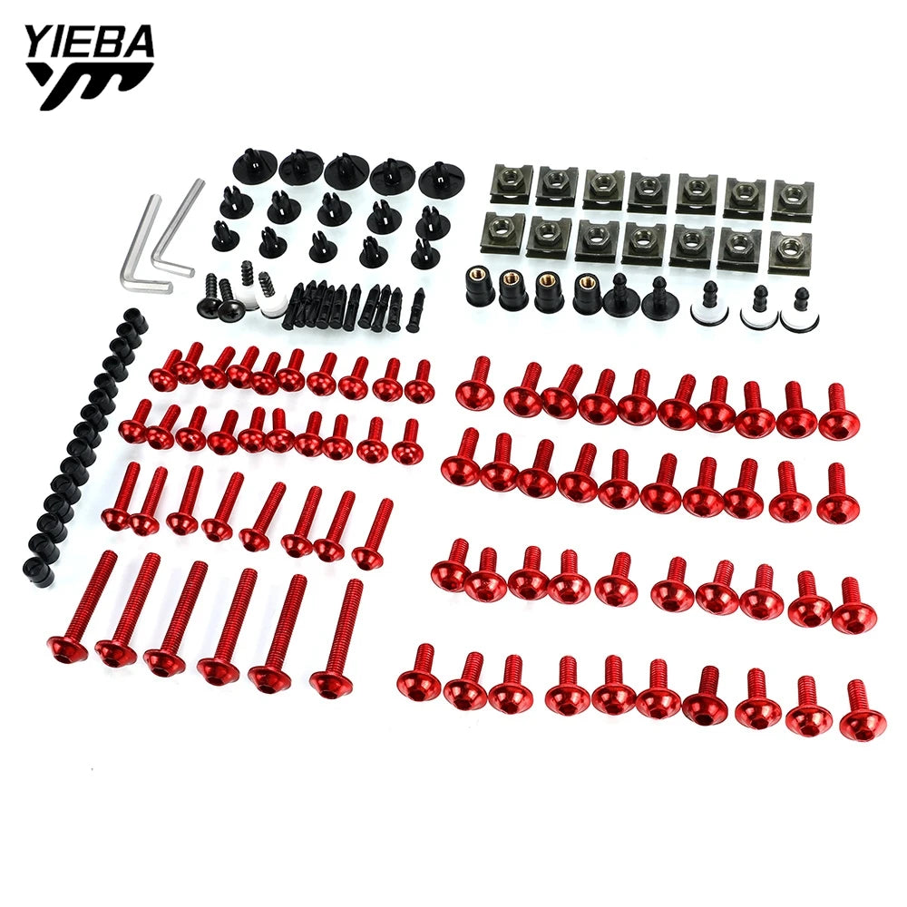 For XL1000 V VARADERO XL 1000 125 Universal Motorcycle Accessories Complete Fairing Bolts Kit Screws Nuts CNC Aluminum