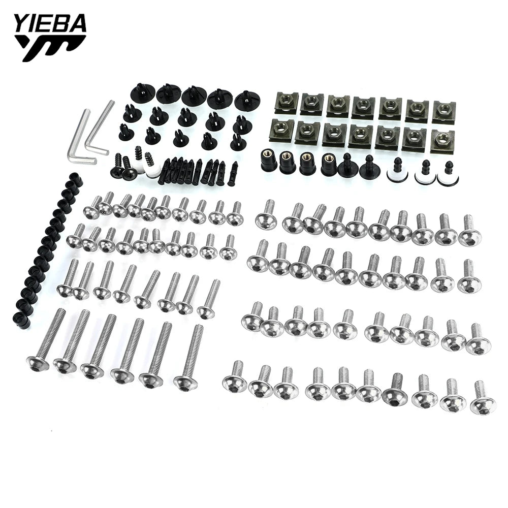 For XL1000 V VARADERO XL 1000 125 Universal Motorcycle Accessories Complete Fairing Bolts Kit Screws Nuts CNC Aluminum