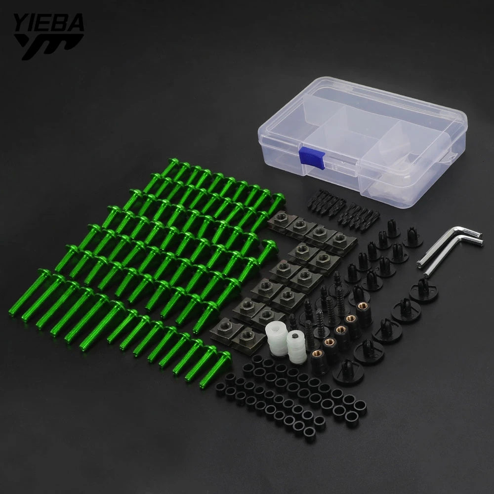 For XL1000 V VARADERO XL 1000 125 Universal Motorcycle Accessories Complete Fairing Bolts Kit Screws Nuts CNC Aluminum