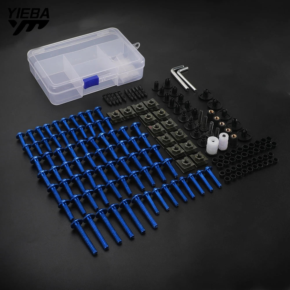 For XL1000 V VARADERO XL 1000 125 Universal Motorcycle Accessories Complete Fairing Bolts Kit Screws Nuts CNC Aluminum
