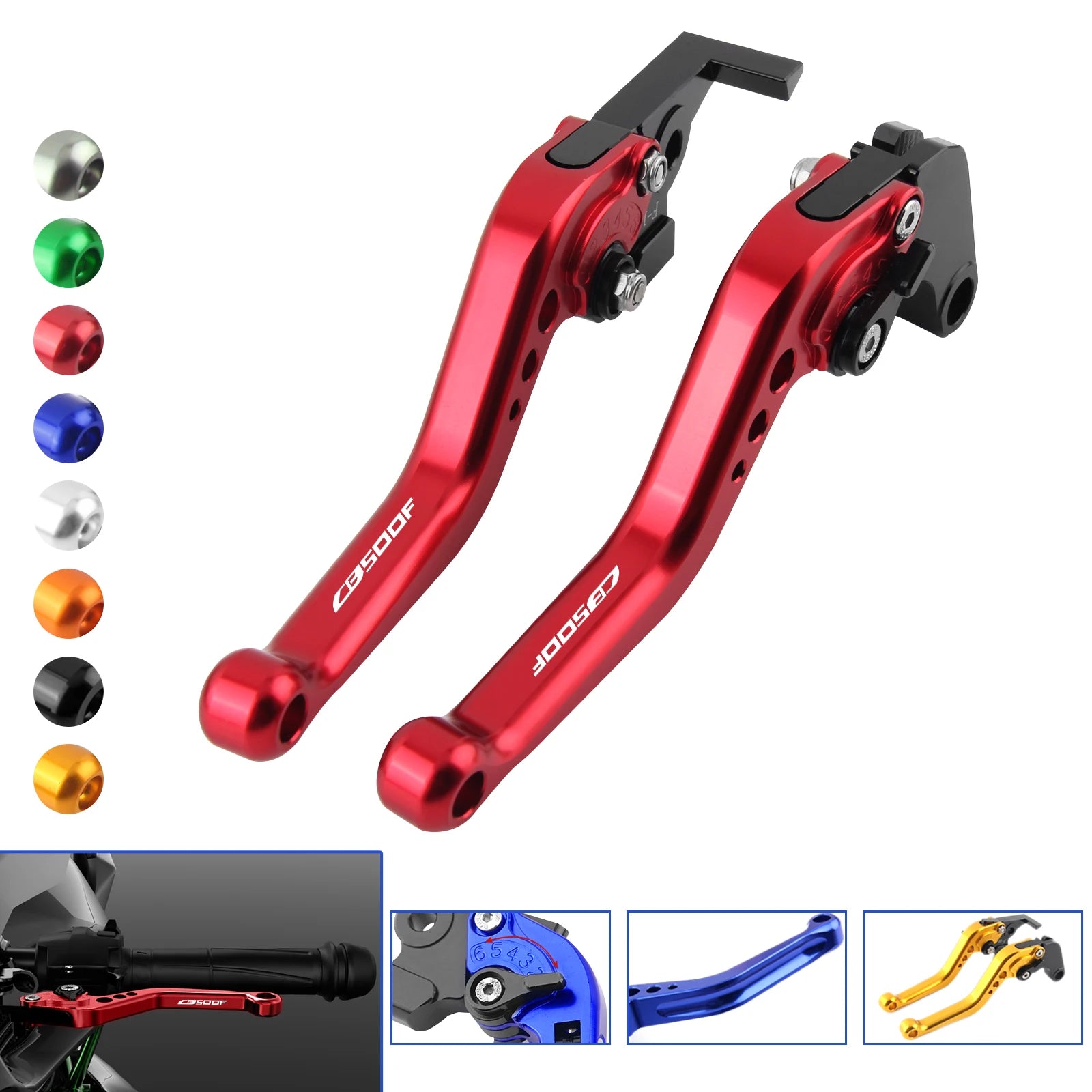 Motorcycle Accessories  Short Brake Clutch Lever Handles For Honda CB500F 2013 2014 2015 2016 2017 2018 2019 2020 2021
